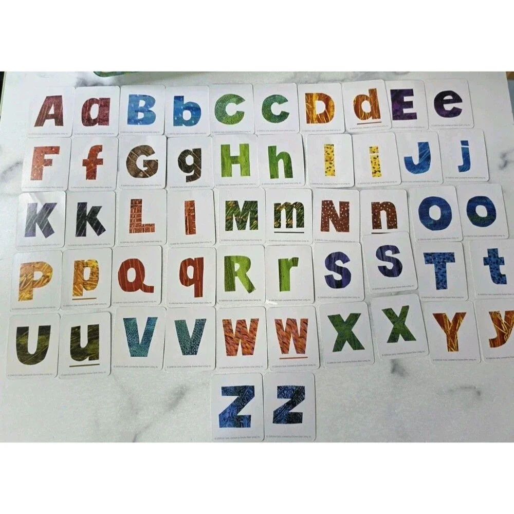 Eric Carle's ABC Game In A Tin READ Description